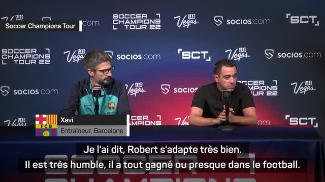 Barcelone - Xavi sur Lewandowski : Son adaptation se passe très bien