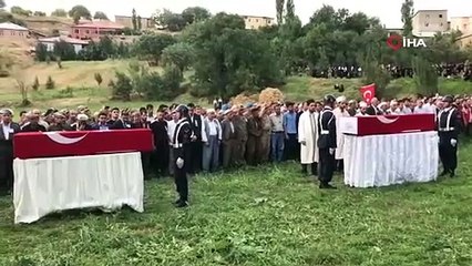 Pençe-Yıldırım Harekatı'nda şehit düşen 4 güvenlik korucusu son yolculuğuna uğurlandı