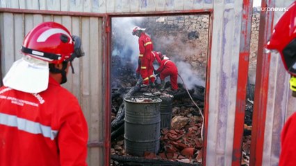 Brand im Nationalpark: Deutsche Feuerwehr hilft in Böhmischer Schweiz