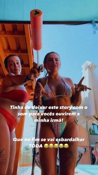 Fanny Rodrigues mostra queda da irmã durante dança
