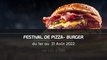 Festival de Pizza & Burger à l'ECLIPSE ROOFTOP Rastau - Bar - Lounge du 1er au 31 août 2022