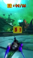 Darkness Elemental Wheels Gameplay - Crash Team Racing Nitro-Fueled