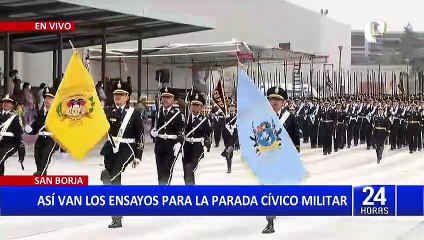 San Borja: Fuerzas Armadas se preparan para este 29 de julio