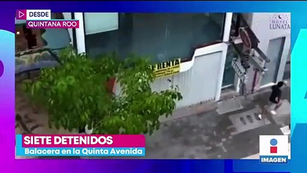 Balacera en Quinta Avenida de Playa del Carmen deja tres heridos