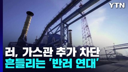 러 '유럽행 가스관' 추가 차단...흔들리는 '반러 연대' / YTN