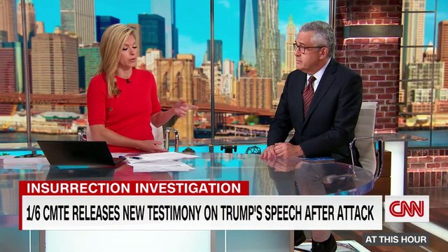 Jan. 6 panel releases new testimony about Trump's speech after Capitol siege