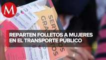 Realizan operativos con perspectiva de género transporte público de Cuautitlán