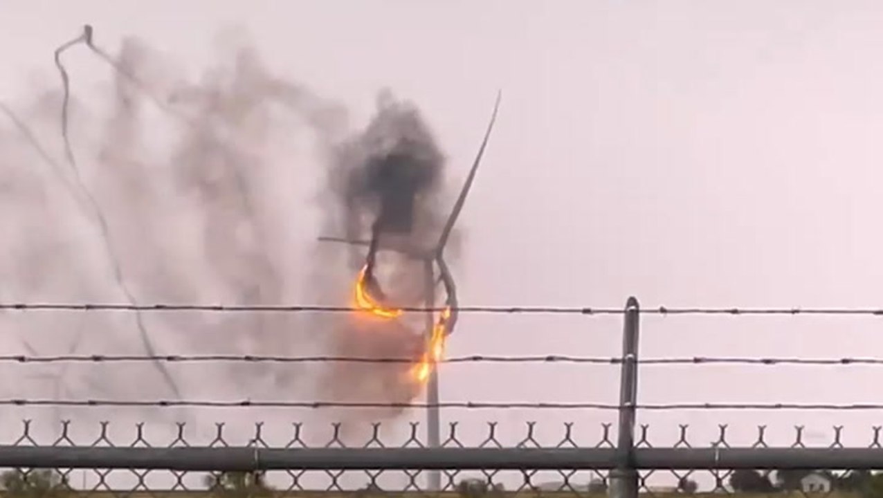 How thin metal protects wind turbines from lightning