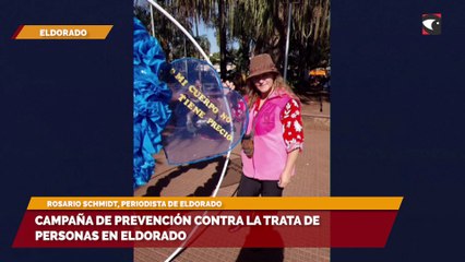 Sala Cinco Campaña de prevención contra la trata de personas en Eldorado