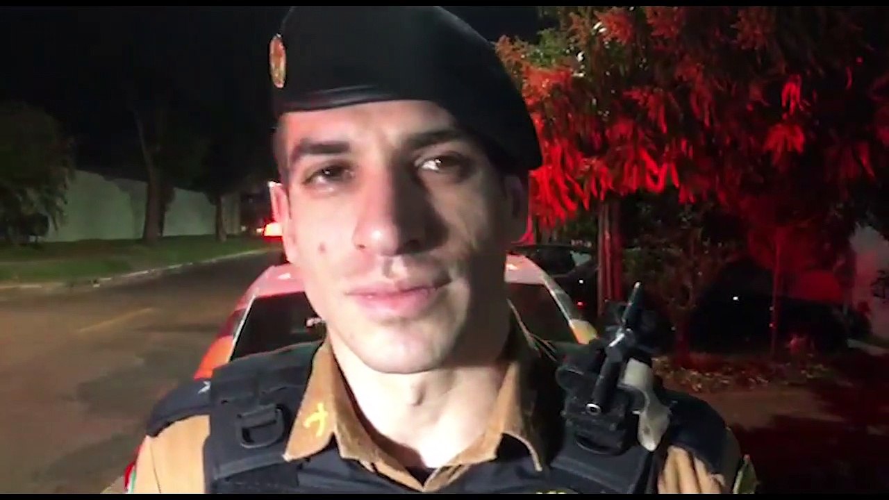 Polícia militar dá detalhes sobre situação em que homem em surto pulou da janela de Motel