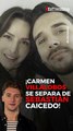 Así fue como Carmen Villalobos confirmó su separación de Sebastián Caicedo