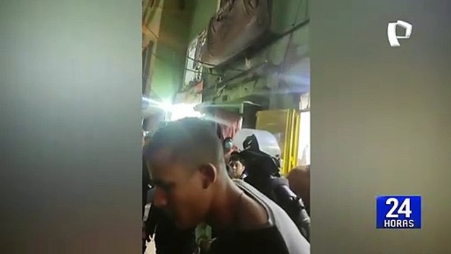 La Victoria: Comerciantes de Gamarra capturan y casi linchan a delincuente