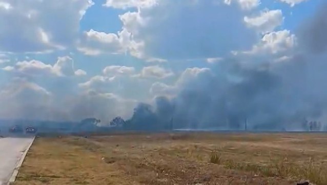 Multiple homes damaged or destroyed in Texas grass fire