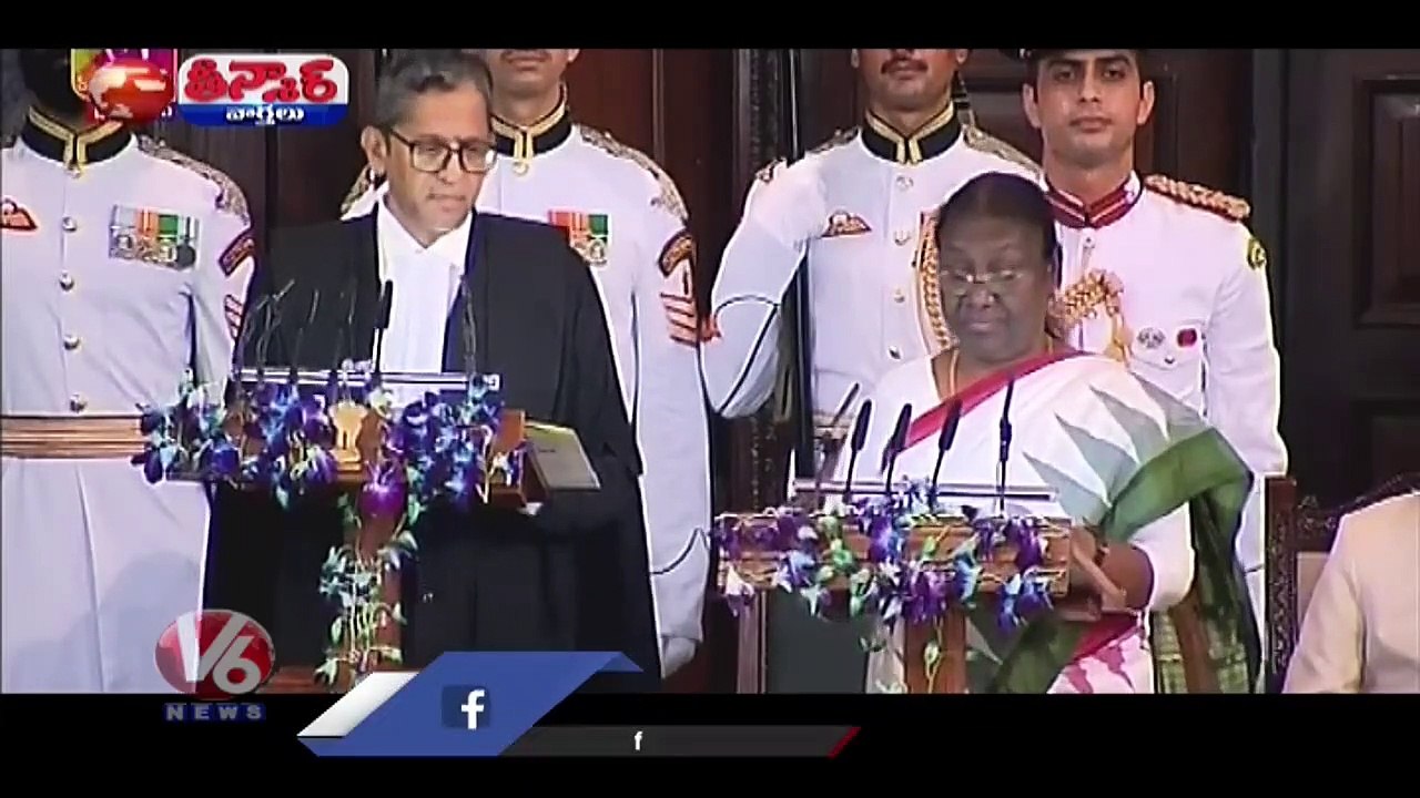 Draupadi Murmu Takes Oath As India’s 15th President _ V6 Teenmaar