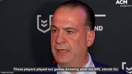 Peter V'landys addresses Manly pride jersey boycott | July 26, 2022 | ACM