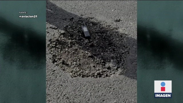 Bache en AICM provoca caos en usuarios y 35 vuelos afectados