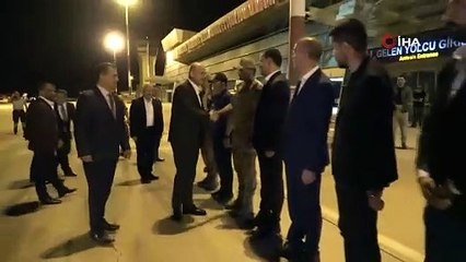 Bakan Soylu, şehit olan güvenlik korucularının taziyesine katıldı