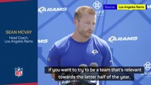 McVay doesn't expect teams to target the defending champion Rams