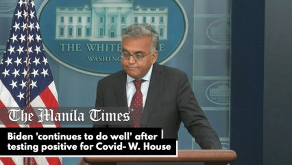 Biden 'continues to do well' after testing positive for Covid- W. House