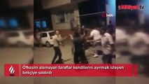 Aydın'da kavga kamerada! Öfkesini alamayan taraflar bekçiye saldırdı