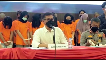 Polda Lampung Merilis Sindikat Perjudian Online