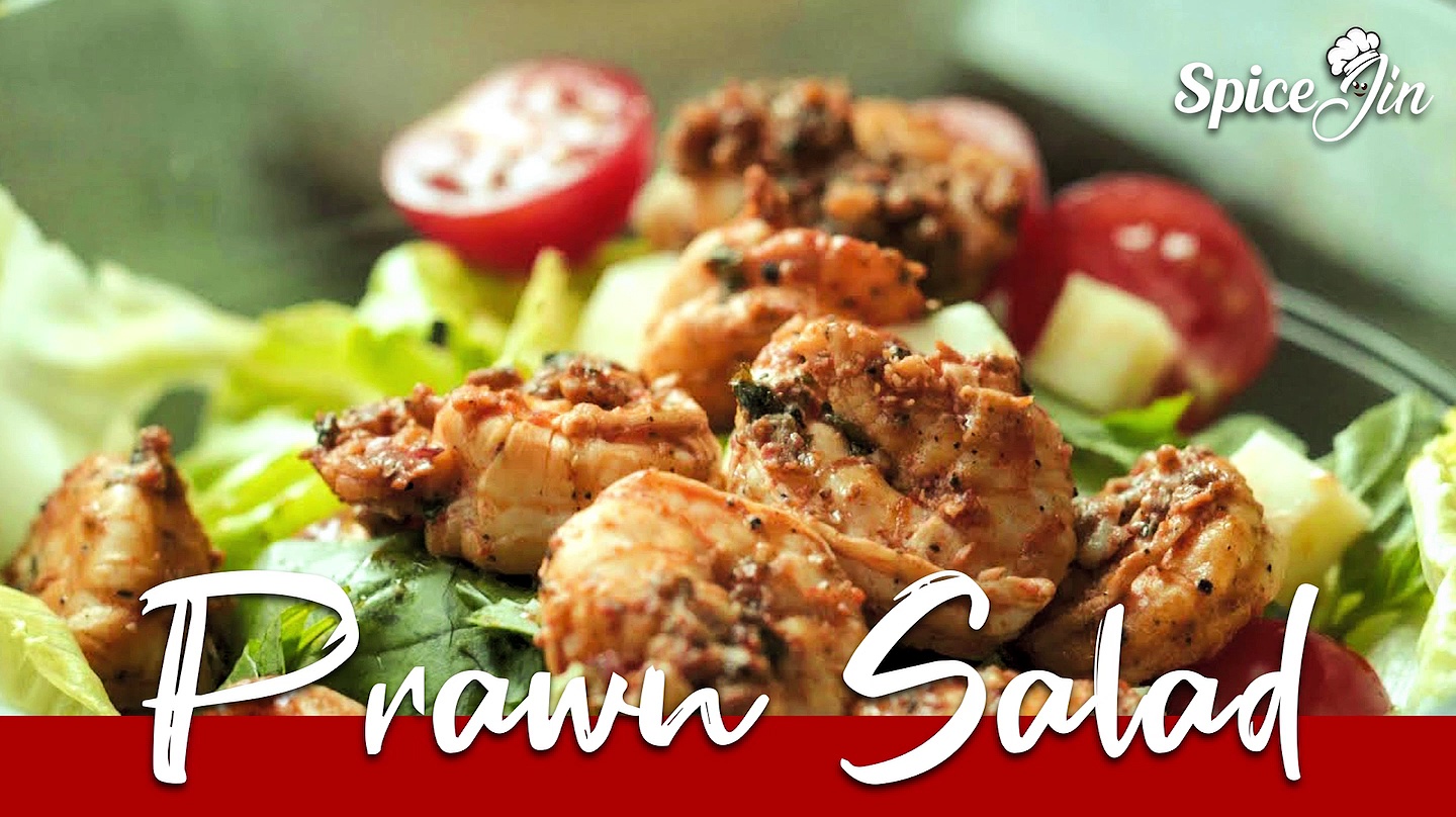 Prawn Salad Recipe By SpiceJin