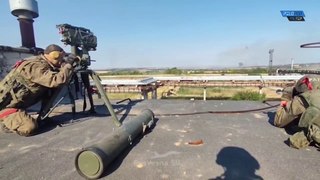 Footage of ATGM Kornet Crew Combat Work, Attacking Positions Of Ukrainian Armed Forces Near Seversk