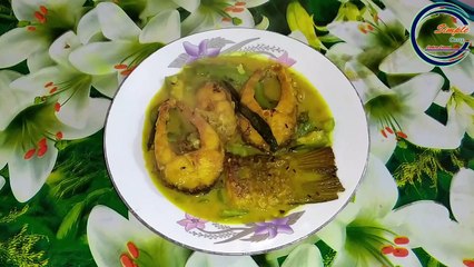 Download Video: Jhinga Diye Rui Macher Jhol !! ঝিঙে  দিয়ে রুই মাছের ঝোল !! Fish Curry Recipe !!