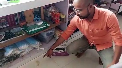 चोर ने पहले शक्तिवर्धक स्प्रे व कंडोम उपयोग लिया, बाद में की चोरी