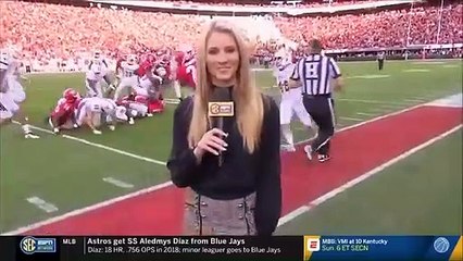 NFL Reporters Getting Hit Compilation
