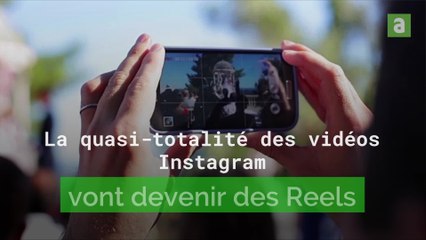 La quasi-totalité des vidéos Instagram vont devenir des Reels