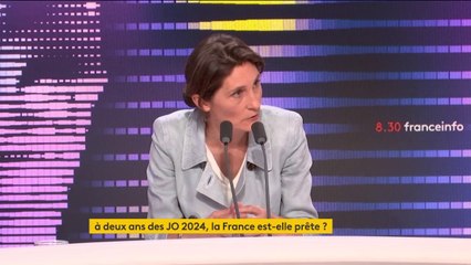 JO 2024 : "Le cahier des charges devra être un peu révisé à la baisse" à cause de l'inflation, estime la ministre des Sports