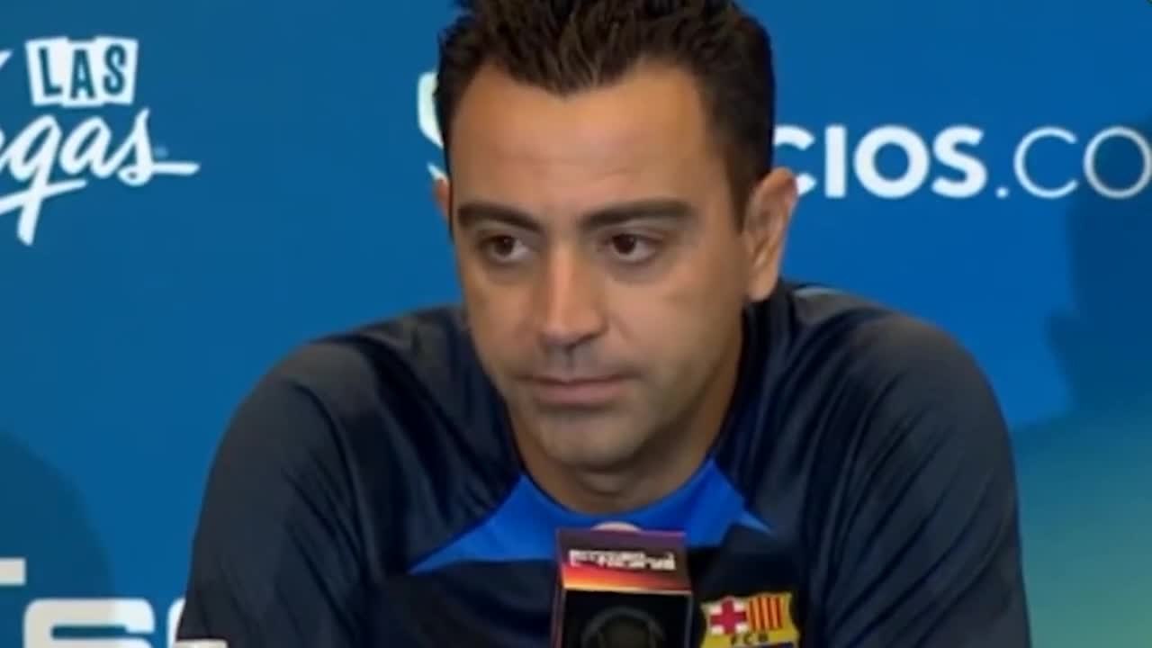 Xavi y la comparación con Guardiola