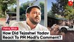After Narendra Modi’s “Wazan Kam Karo” Remark; Tejashwi Yadav Flaunts Physical Strength