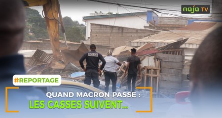 Quand Macron passe, les casses suivent