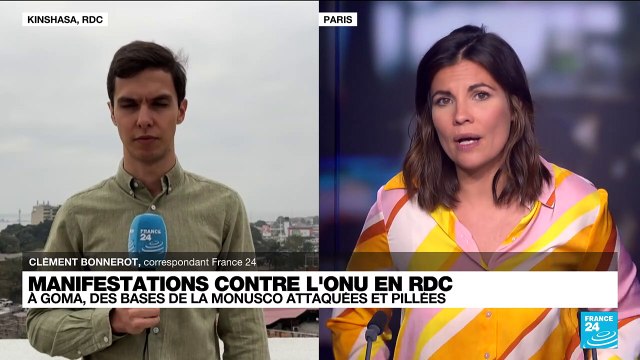 RD Congo : des manifestations contre la mission de l'ONU à Goma tournent au pillage