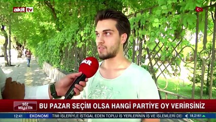 Bu pazar seçim olsa hangi partiye oy verirsiniz ?