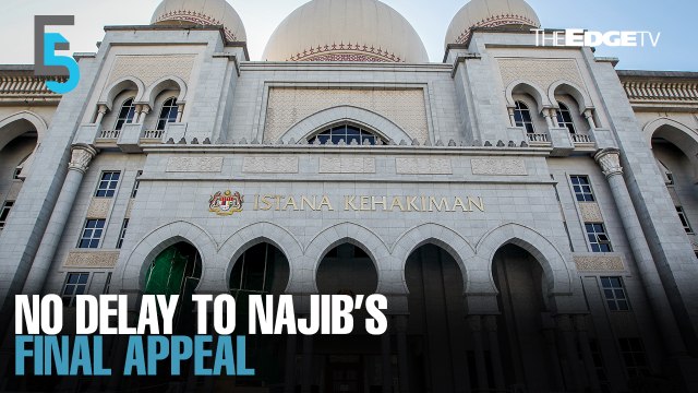 EVENING 5: Federal Court rejects Najib’s bid to delay