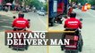 Viral Video| Specially-Abled Man Rides Wheelchair To Deliver Food | OTV News