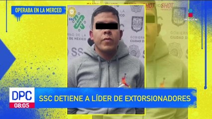 Detienen a presunto líder de extorsionadores en la Ciudad de México