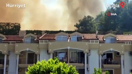 Marmaris’te yangın...Yıl dönümünde yine orman yangını çıktı
