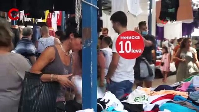Bulgar turistler pazara akın etti: Ulus Pazarı'nda adım atacak yer kalmadı
