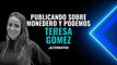 Teresa Gómez lleva meses publicando sobre Monedero y las cuentas de Podemos