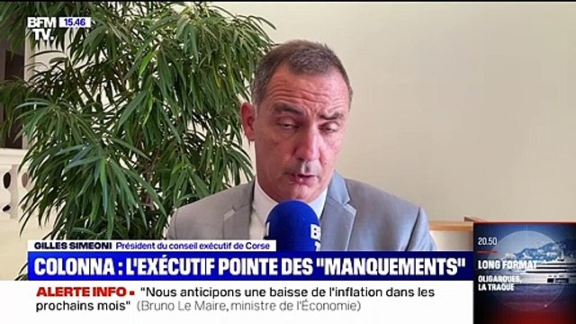 Mort d'Yvan Colonna: Gilles Simeoni demande au gouvernement de récupérer intégralement le dossier de Franck Elong Abé