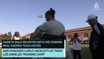 Gareth Bale reunites with Real Madrid in LA