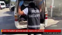 2 bin 110 paket gümrük kaçağı sigara ele geçirildi