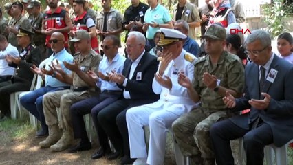 Şehitler için 48 yıl sonra mezarlık yapıldı: TSK tören düzenledi