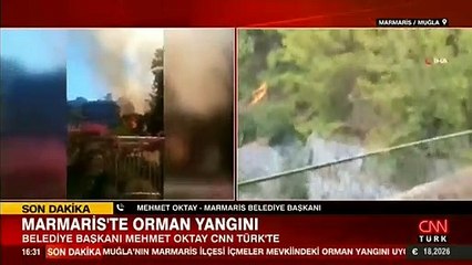 Son dakika... Marmaris'te orman yangını!