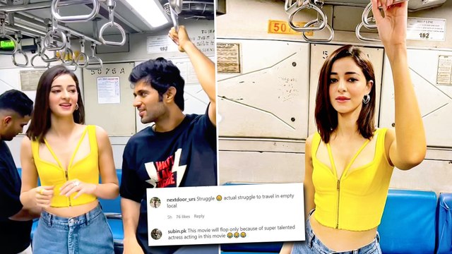 Ananya Panday Trolled For Travelling In Mumbai Local