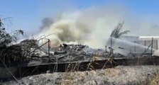 Quartu Sant'Elena (CA) - Incendio nel Parco di Molentargius-Saline (29.07.22)